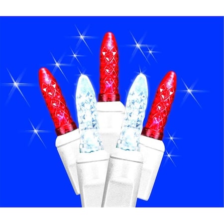 Forever Bright Kellogg Plastics 075 in Holiday  Christmas Indoor  Outdoor LED Red  Pure White 88620